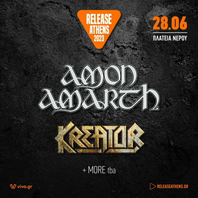 Read more about the article AMON AMARTH – KREATOR 28\06\23 RELEASE ATHENS