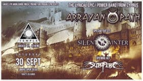 Read more about the article ARRAYAN PATH / SILENT WINTER / SUBFIRE live @ Temple – Σάββατο 30 Σεπτεμβρίου