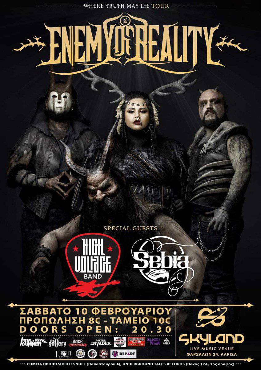 Read more about the article ENEMY OF REALITY/ HIGH VOLTAGE/ Sebia LIVE @ SKYLAND