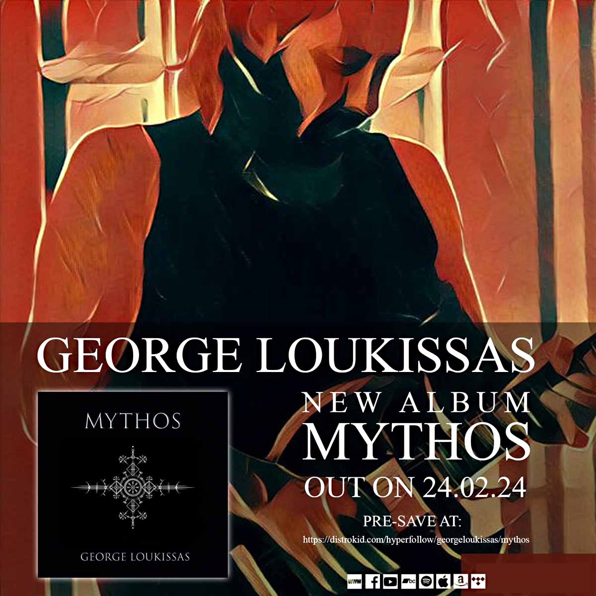 Read more about the article GEORGE LOUKISSAS – νέο άλμπουμ “MYTHOS” + νέο βίντεο για το single “MEDUSA” 