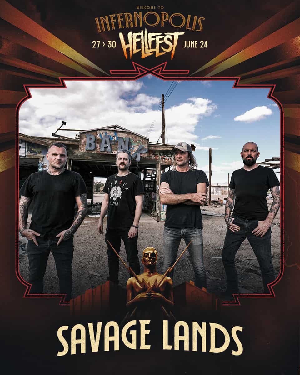 Read more about the article Οι Savage Lands κυκλοφορούν το single “Black Rock Heart” feat. Kai Uwe Faust και Chloé…