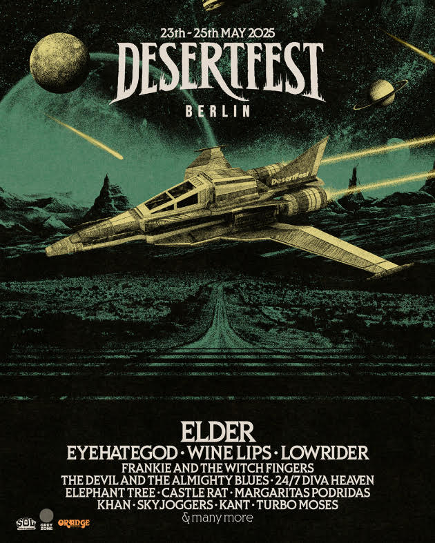 Read more about the article Το DESERTFEST BERLIN παρουσιάζει την πρώτη ανακοίνωση του line-Up για το 2025, προσθέτοντας τους ELDER,…