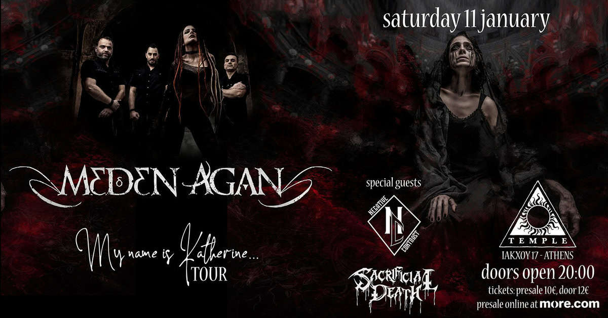 Read more about the article MEDEN AGAN – “My name is Katherine” new album release party @ Temple – Σάββατο…