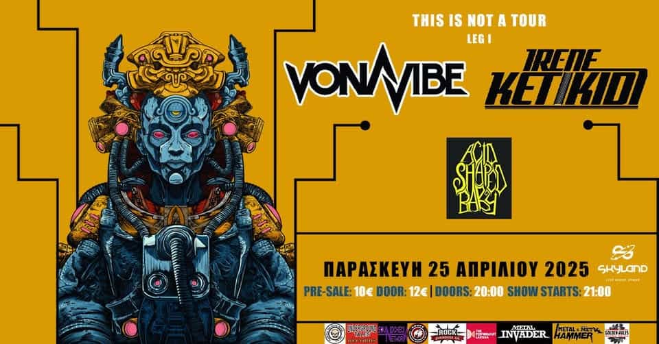 Read more about the article Vonavibe & Irene Ketikidi w/ Acid Shaped Baby @ Skyland Music Venue (Larissa)