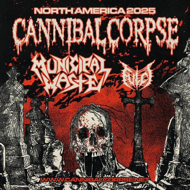 Read more about the article Οι CANNIBAL CORPSE ανακοινώνουν την headlining περιοδεία τους στη Βόρεια Αμερική για το 2025 μαζί…