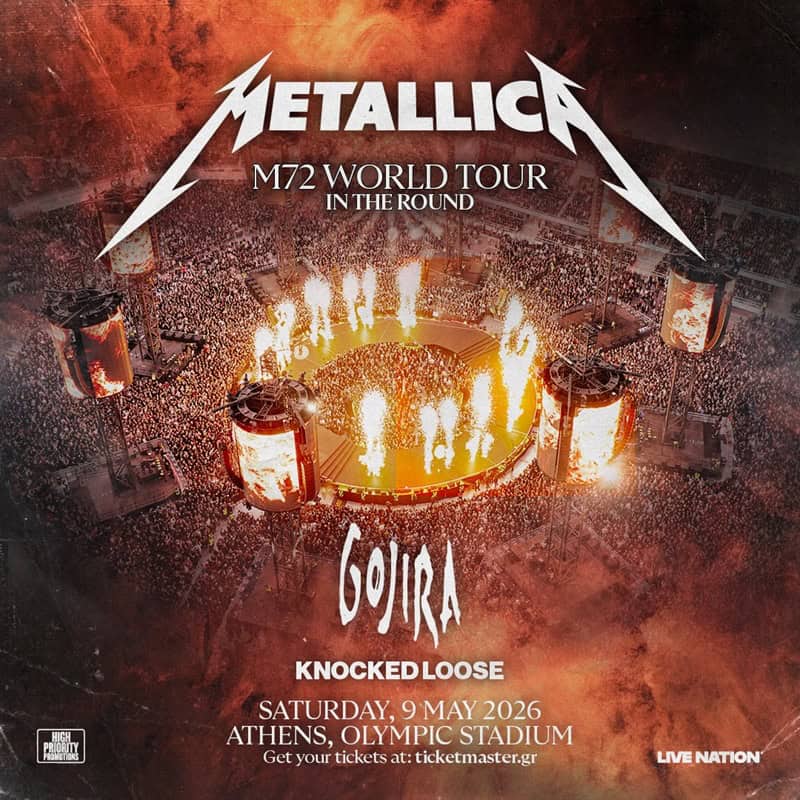 Read more about the article Οι METALLICA ξανά στην Ελλάδα μετά από 16 χρόνια!