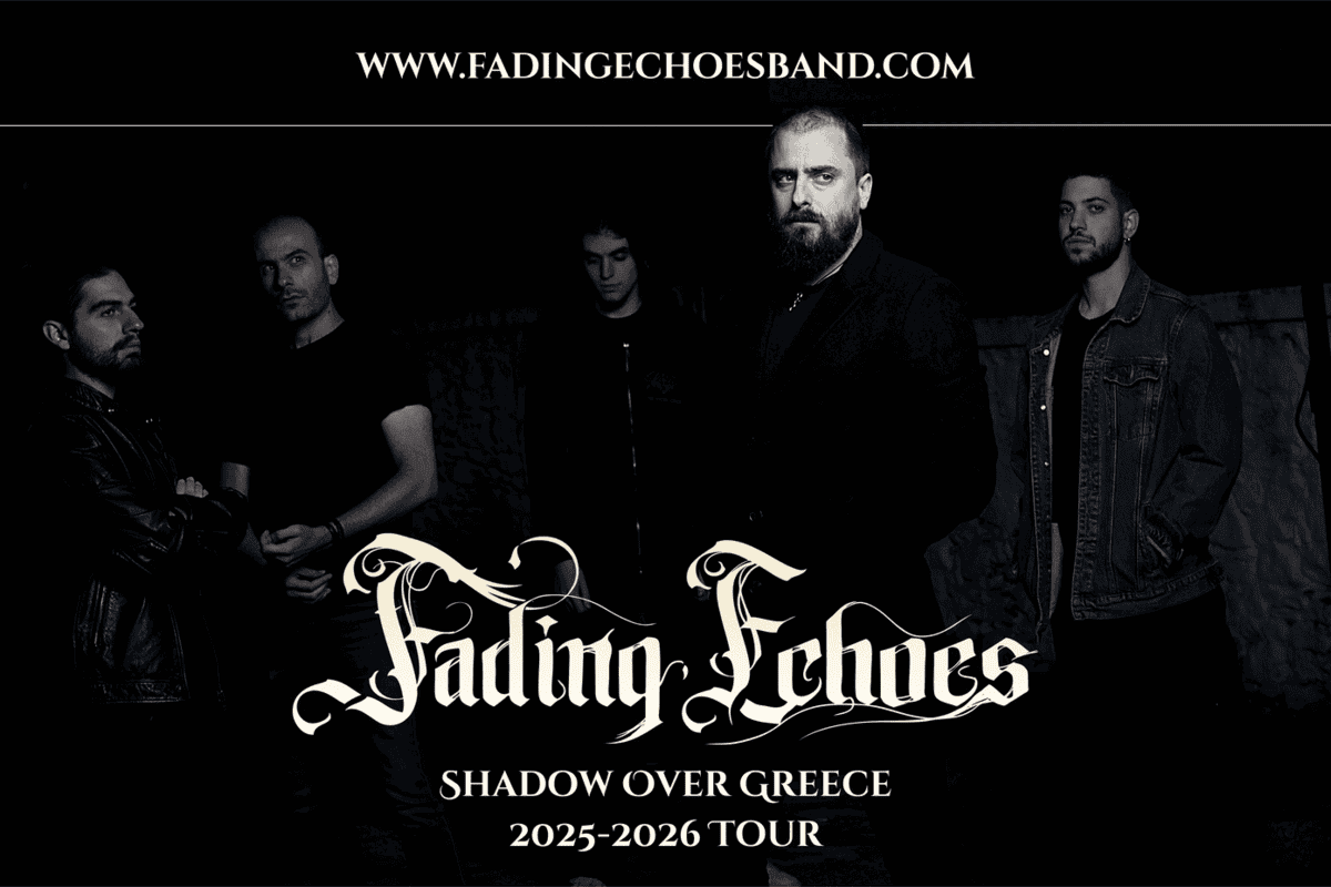 Read more about the article FADING ECHOES – Shadow Over Greece Tour: The Final Act στο Cafe Santan στον Βόλο…