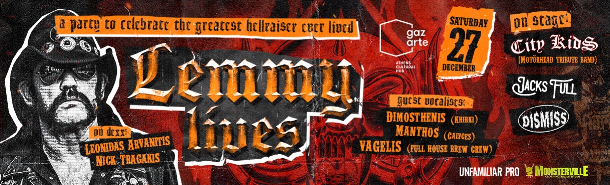 Lemmy lives Saturday 27 December 2025 at Gazarte.