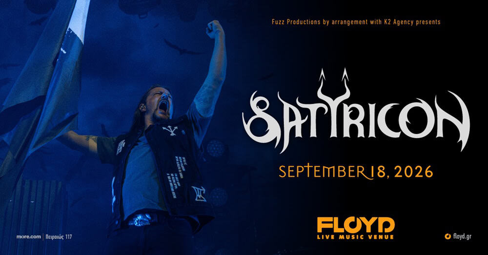 You are currently viewing Οι SATYRICON επιστρέφουν στην Ελλάδα τον Σεπτέμβριο του 2026