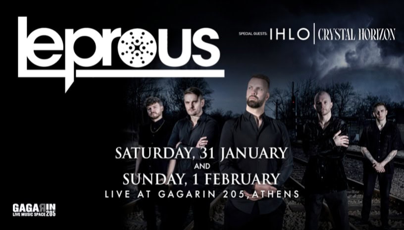Read more about the article Live Report: Leprous, Ihlo, Crystal Horizon (Gagarin 205 – Athens – Greece, 01/02/2026)