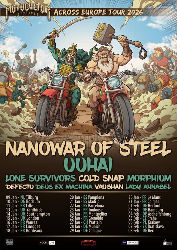 You are currently viewing Nanowar of Steel kick off European tour