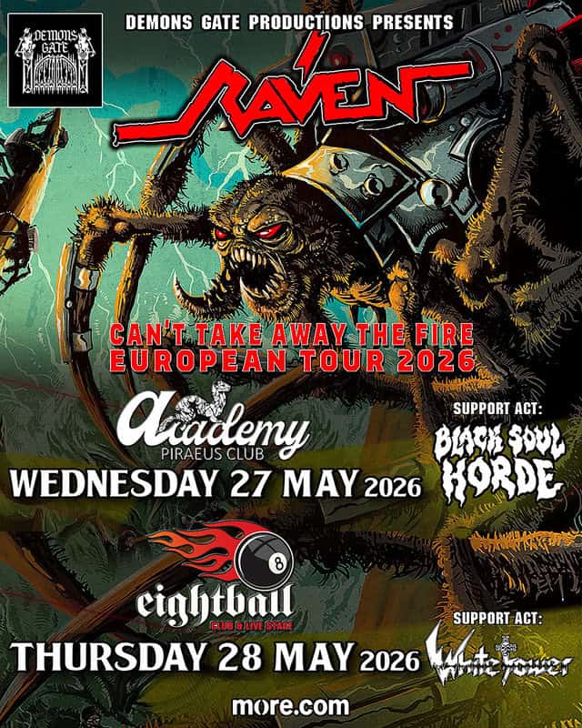 Read more about the article Raven (UK) live in Greece