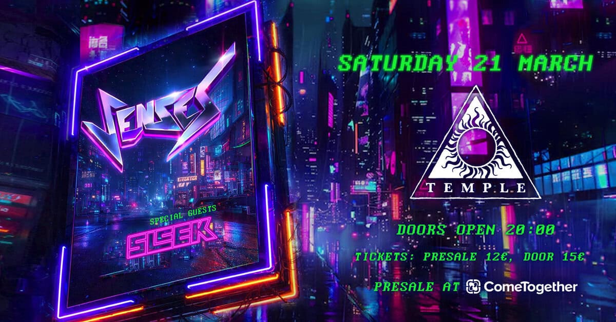 Read more about the article SENSES — Live, Σάββατο 21 Μαρτίου 2026 | Black Temple, Αθήνα, Special Guests: Sleek