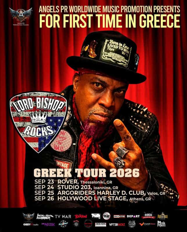 Read more about the article LORD BISHOP ROCKS – Greek tour 2026, 23 – 26 Σεπτεμβρίου 2026…για πρώτη φορά στην…