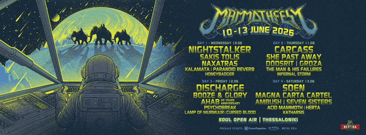 Mammothfest 2026: 15 λόγοι για να μην το χάσετε!